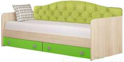 Кровать «КОЛИБРИ» с ящиками и мягкой спинкой