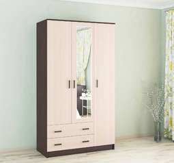 Шкаф комбинированный «Лагуна» с зеркалом и без (Тэкс)