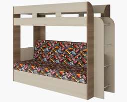 Кровать «КАРАМЕЛЬ 75» (Атлант)