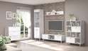 Гостиная модульная «ЭГО» Бетон светлый/Белый глянец в Нижнем Новгороде фото 2