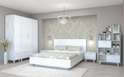 Модульная спальня «ЭГО» Бетон Светлый/ Белый глянец в Нижнем Новгороде фото 1