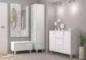 Прихожая модульная «ЭГО» Бетон светлый / Белый глянец в Нижнем Новгороде фото 2
