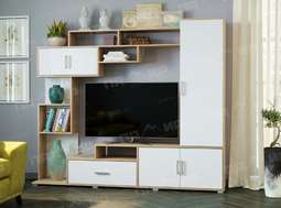 Гостиная «ПЕКИН» Белый глянец (Памир)