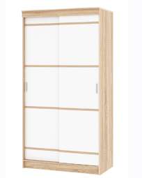 Шкаф-купе «САКУРА» 2-х ств. Белый глянец (Памир)