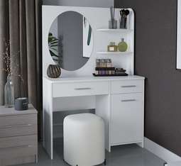 Стол туалетный «Эвита» Белый глянец (ТриЯ)