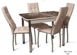 Раздвижной стол «ФЛОРИДА» покрытие столешницы стекло