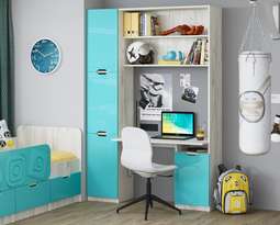 Рабочая зона «Юниор-15» МДФ Различная цветовая гамма