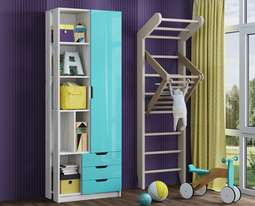 Шкаф «Юниор-15» №2 МДФ (Регион 058)