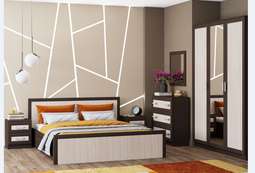 Спальный гарнитур «Зиля» модульный раскладка МДФ