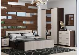 Спальный гарнитур модульный «ЗИЛЯ» ЛДСП