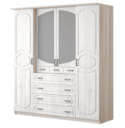 Шкаф 4-х ств. «Карина-7» МДФ (Регион 058)