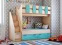Кровать 2-х ярусная с лестницей «БЕМБИ-11» (Регион 058) в Нижнем Новгороде фото 9