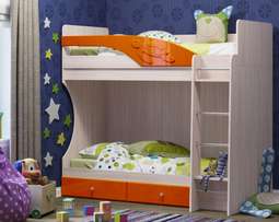 Кровать двухъярусная «БЕМБИ» МДФ разл.цвета (Регион 058)