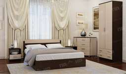 Спальный гарнитур «СОФИЯ» модульный комп.20 (Памир)