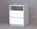 Тумба прикроватная «КЭТ-6» Белый глянец в Нижнем Новгороде фото 1