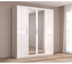 Шкаф 4-х створчатый «КЭТ-4» с зеркалами