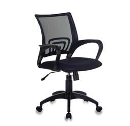 Кресло CH-695N/BLACK, с подлокотниками, сетка, черное
