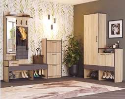 Прихожая «Эльза» Два цветовых решения (Аквилон) модульная