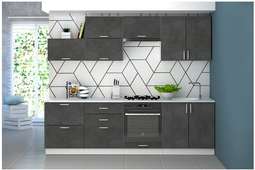 Кухня «ЭКО» Бетон вариант - 12 (2,616м) модульная