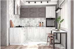 Кухня «ЛОФТ» вариант- 4 (2м х 2,4м) модульная