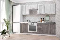 Кухня «ЛОФТ» вариант- 9 (2,4м) модульная