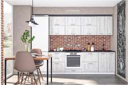 Кухня «ЛОФТ» вариант- 1 (2,4м) модульная