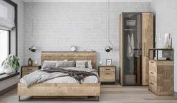 Спальный гарнитур «ТРУВОР» модульный (Моби)