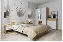 Кровать NEXT 73 Дуб Сонома /Белая Аляска в Нижнем Новгороде фото 1