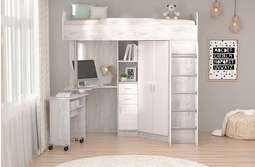 АКЦИЯ!!! Кровать «БРИЗ-1» Фасад- Белый глянец