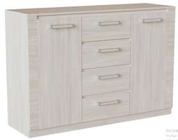 Комод «Элегия» КМ-101 (Шимо светлый, Лиственница светлая)