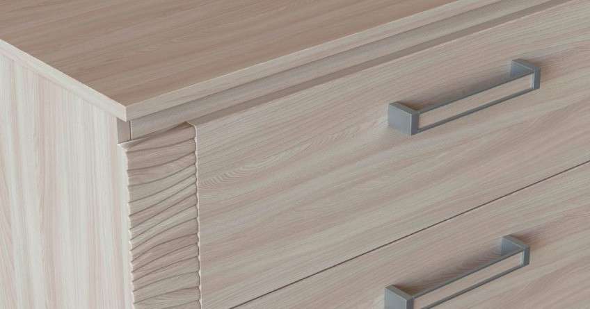 Комод «Элегия» КМ-101 (Шимо светлый, Лиственница светлая) в Нижнем Новгороде фото 3