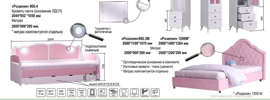 Модульная детская «Розалия» (Аквилон) в Нижнем Новгороде фото 7