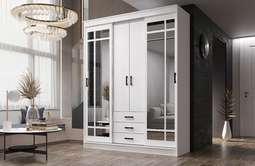 Шкаф-купе «ЛОРД» Белый (Эра)