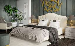 Кровать без ПМ и с ПМ Двух размеров «Сабрина» (ТриЯ)