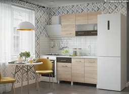 Кухня TREND - 1300 (сонома-венге) Готовое решение