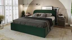 Кровать с ПМ «Шерри» с подъемным механизмом (ТриЯ)