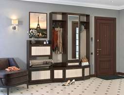 Шкаф для прихожей с зеркалом 600