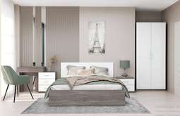 Спальный гарнитур «КЭТ-6» Ясень Анкор набор 3