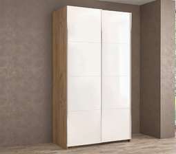 Шкаф-купе «ИННЭС-5» Дуб Крафт/ Белый глянец, различные размеры