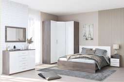 Спальный гарнитур «КЭТ-6» Ясень Анкор набор 2