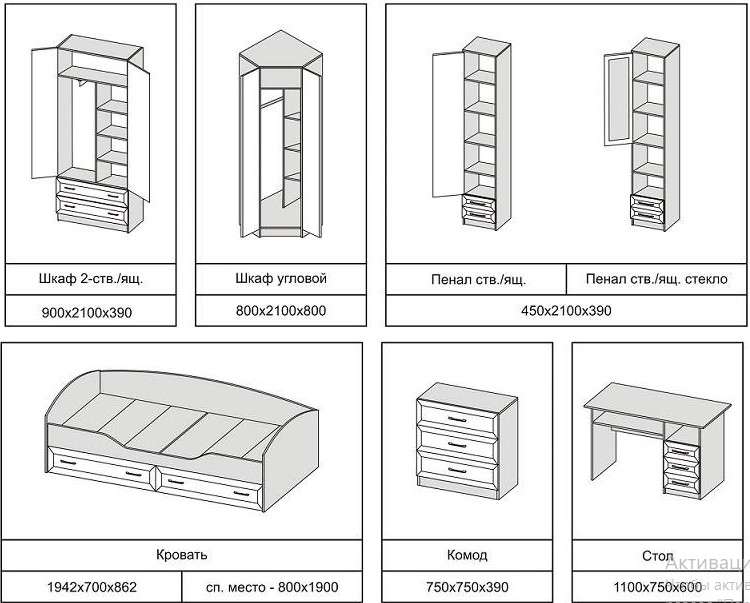 АКЦИЯ!!! Модульная детская «Колибри» вариант-5 Рамка (Диал) в Нижнем Новгороде фото 2