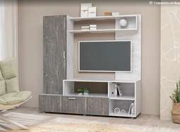 Гостиная "Аллегро" вариант-8 (1,5м) четыре цветовых решения