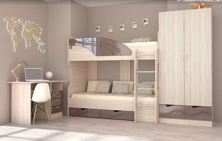 АКЦИЯ!!! Набор мебели «Бриз» вариант-4 МДФ модульная в Нижнем Новгороде фото 1