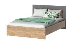 Кровать «КЭТ-7» арт.017 Два размера, Дуб крафт золотой