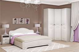 Спальный гарнитур «КЭТ-6» Бодега/Сандал вариант-3