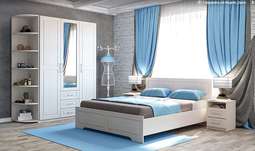 Спальный гарнитур «КЭТ-6» КАНТРИ вариант -4