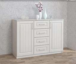 Комод «КЭТ-6» КАНТРИ 2 створки, 4 ящика
