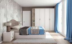 Спальный гарнитур «КЭТ-6» Рамка, вариант-2, модульный