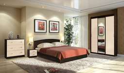 Спальный гарнитур «КЭТ-7» вариант 1