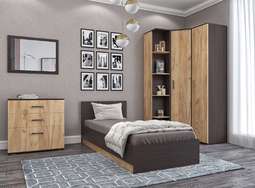 Спальный гарнитур «Белла» комплект 1 , модульный (РИКМ)